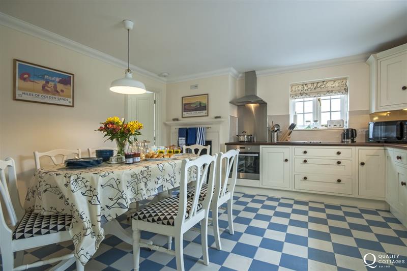 Spacious kitchen/diner at The Old Boathouse, Trefin