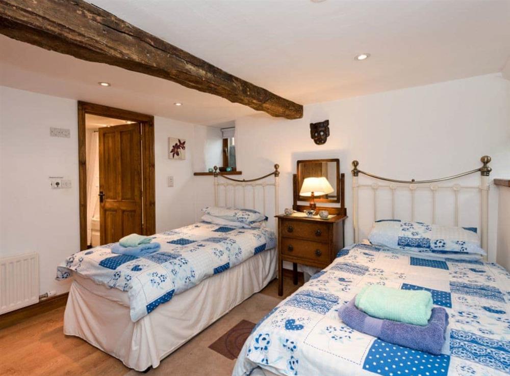 Twin bedroom at The Old Bothy in Watermillock, near Ullswater, Cumbria