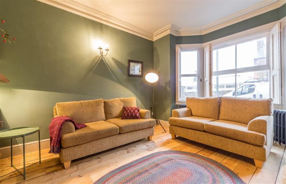 Ground floor: The sitting room has a lovely bay window