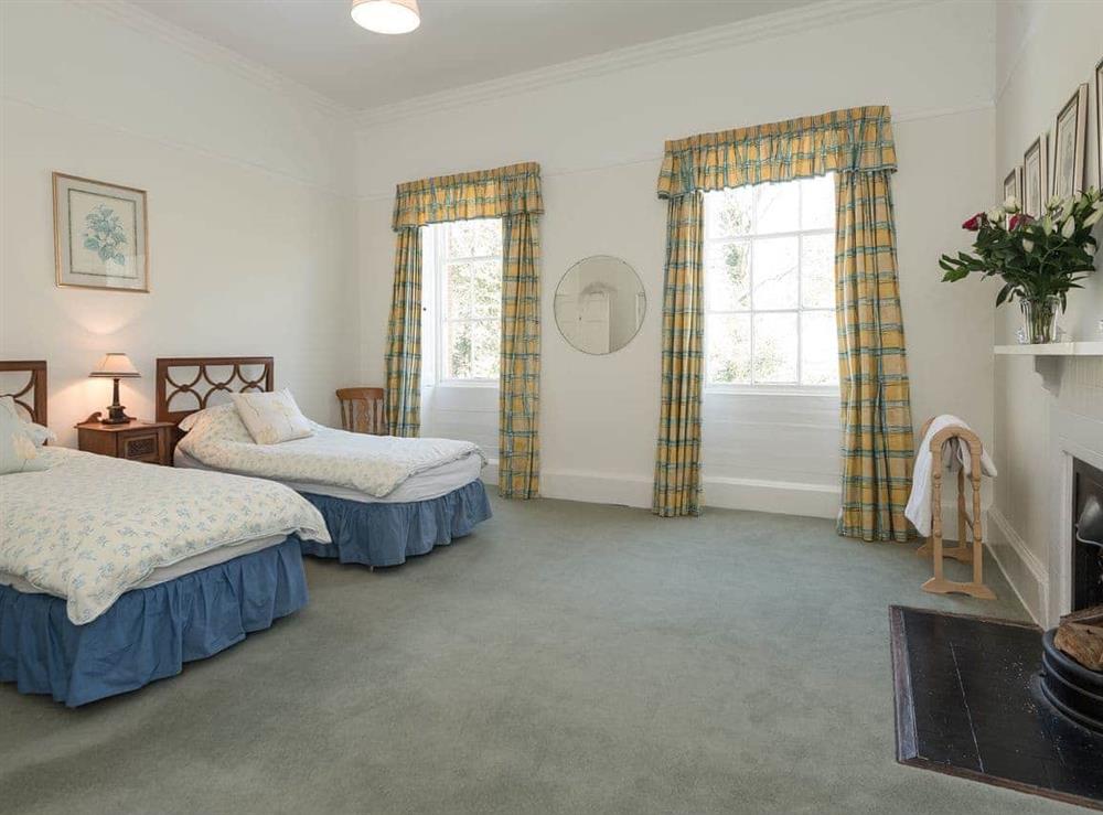 Twin bedroom at The Old Butlers House in Cley-next-the-Sea, Norfolk., Great Britain