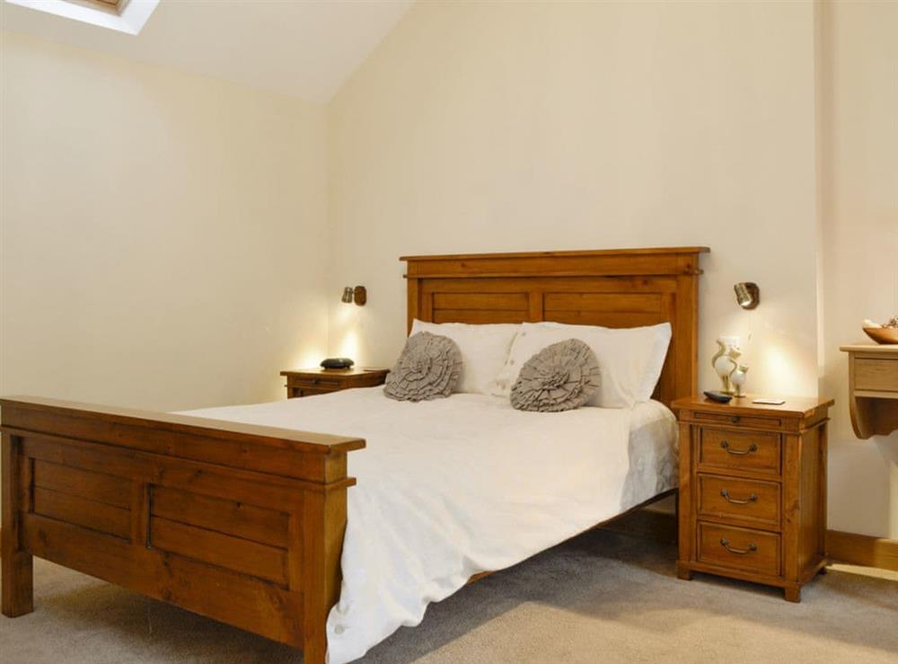 Relaxing double bedroom at The Old Byre in Dearham, near Maryport, Cumbria