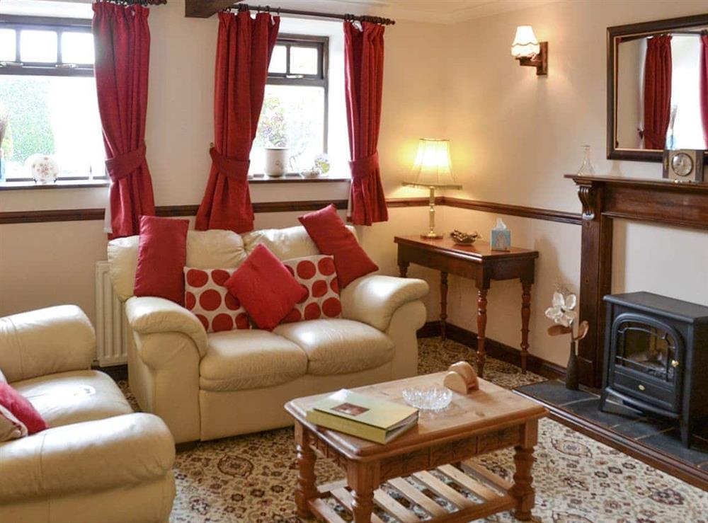 Welcoming living room at The Old Byre in Frosterley, near Bishop Auckland, Durham