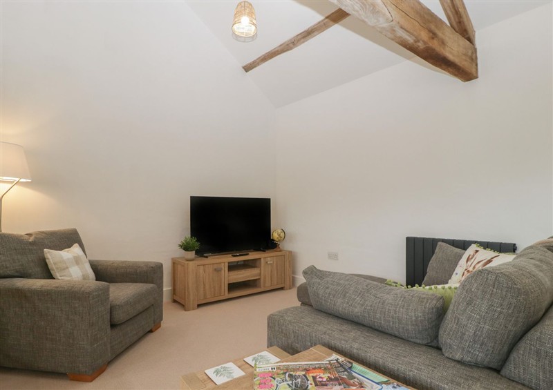 The living area at The Old Cart Shed, Gorsley