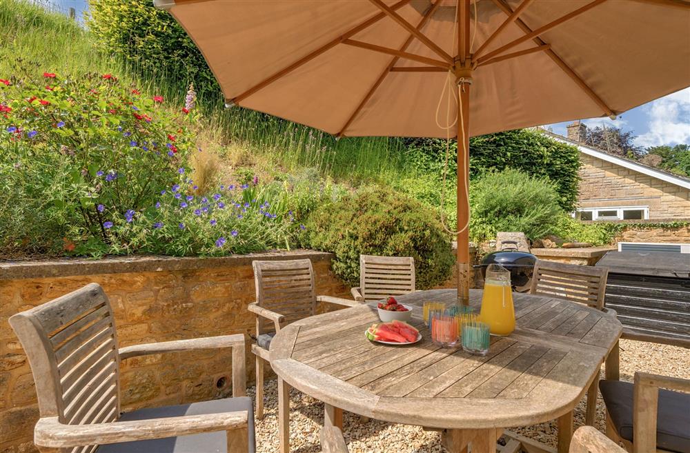 A lovely space for alfresco dining at The Old Chapel, Beaminster