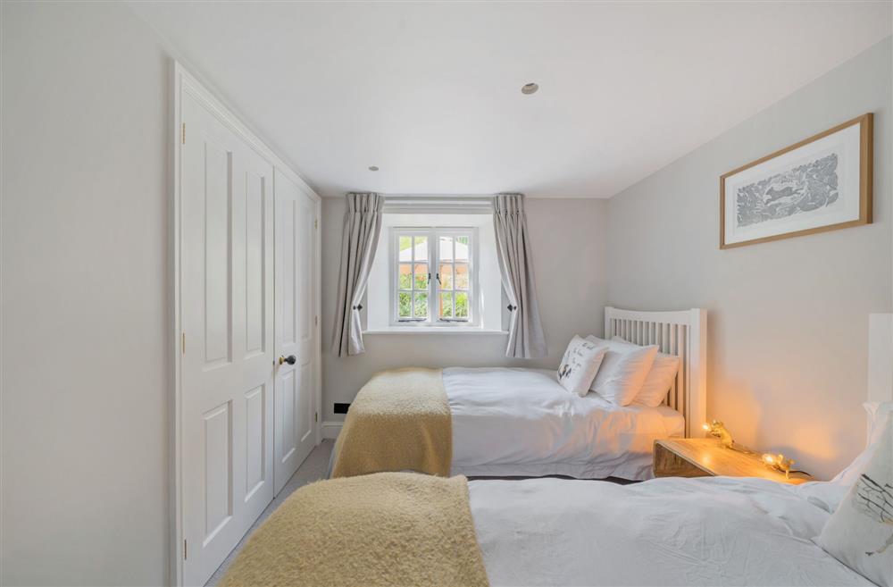 The Old Chapel, Stoke Abbott: Bedroom two with 2’6 twin single beds at The Old Chapel, Beaminster