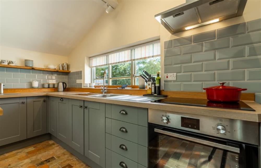 Ground Floor: A well-equipped fitted kitchen at The Old Chapel, Great Walsingham