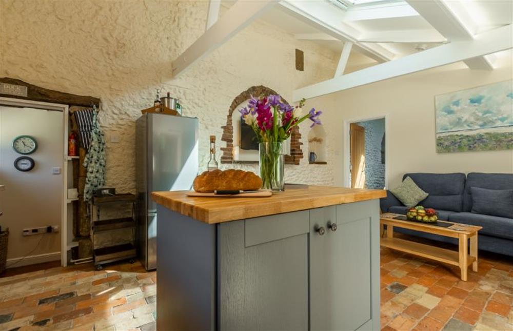 Ground Floor: Kitchen island at The Old Chapel, Great Walsingham