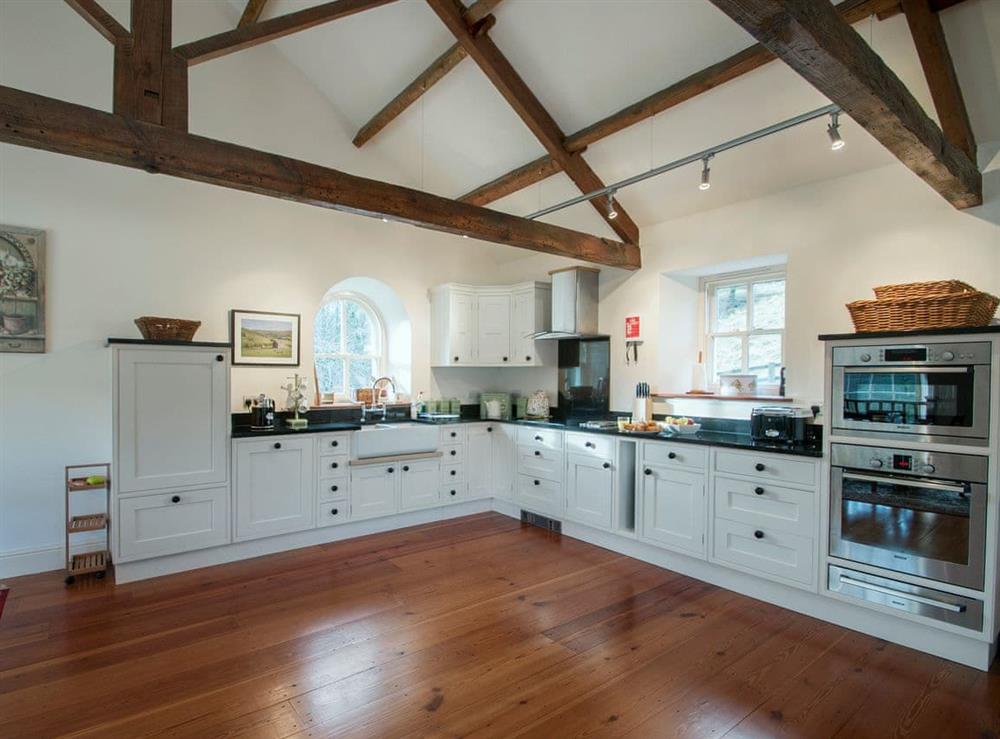 Quality fitted, shaker style kitchen at The Old Chapel in Horsehouse, near Leyburn, North Yorkshire