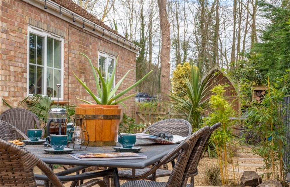 Seating area around the fire pit (photo 2) at The Old Chapel, Pentney near Kings Lynn