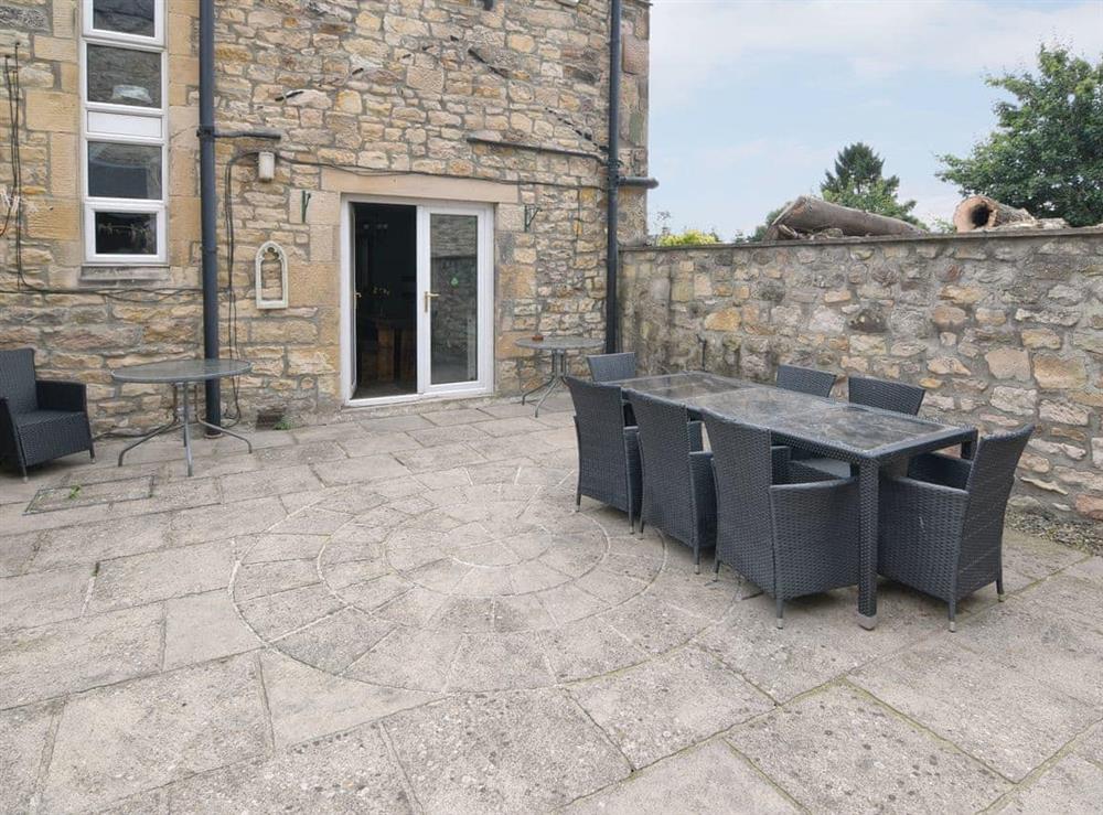 Outdoor area at The Old Chapel Retreat in Staindrop, Barnard Castle, Co. Durham., Great Britain