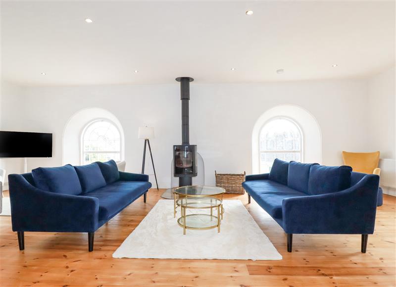 The living area at The Old Chapel, St Columb Minor