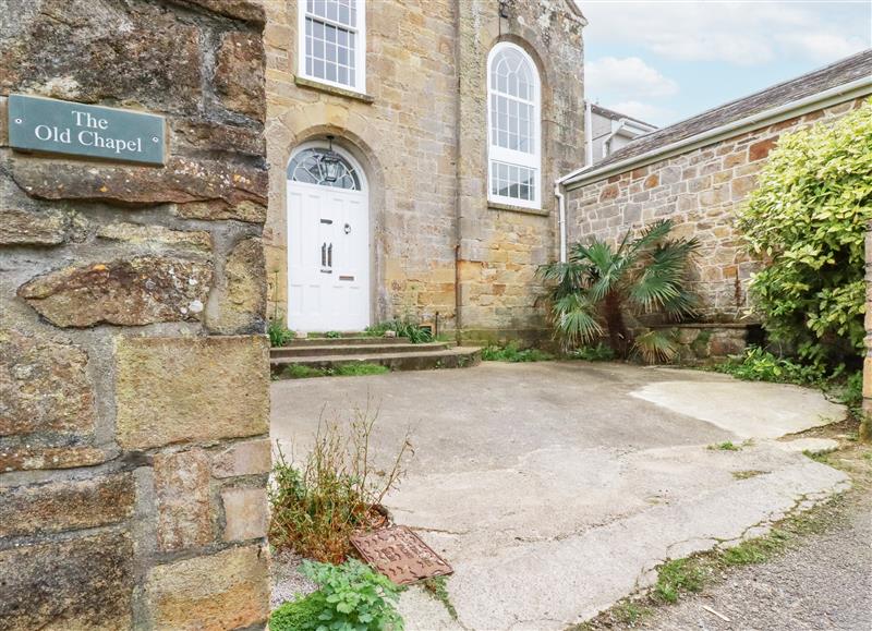 This is the garden at The Old Chapel, St Columb Minor