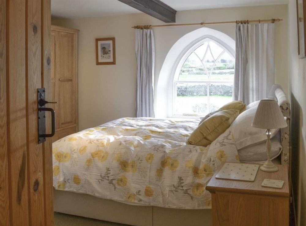Comfortable master bedroom at The Old Chapel in Thoralby, near Leyburn, North Yorkshire