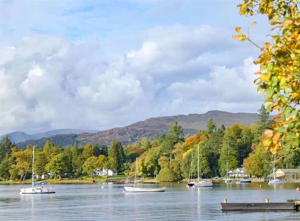 Lake Windermere during autumn at The Old Chapel in Ulverston, Cumbria
