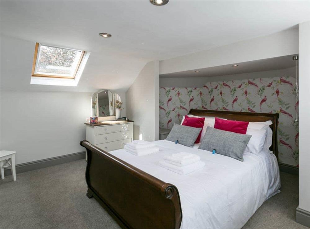 Double bedroom with en-suite at The Old Church in Alton, near Chesterfield, Derbyshire