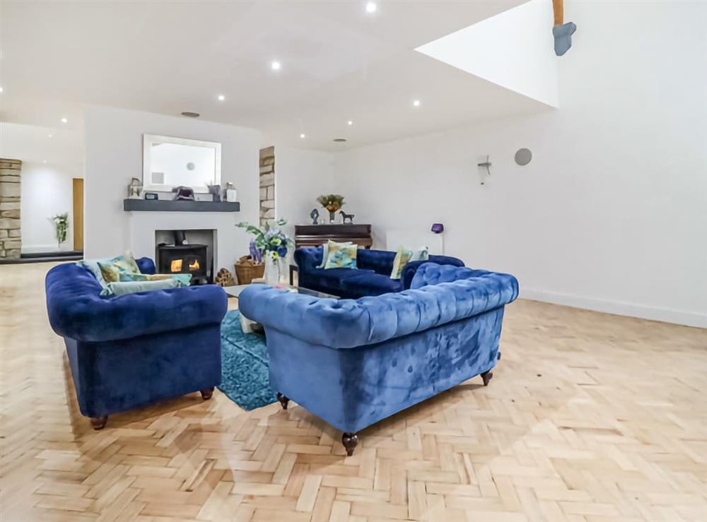 Living area at The Old Church in Rossendale, Lancashire