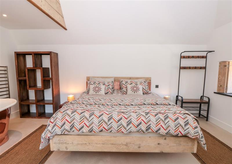 One of the  bedrooms at The Old Cider Barn, Hope Cove
