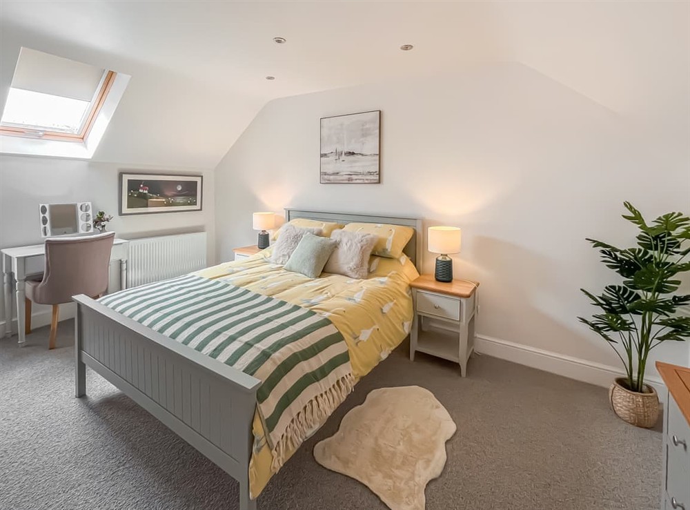 Double bedroom at The Old Coach House at Balcary in Auchencairn, Kirkcudbrightshire