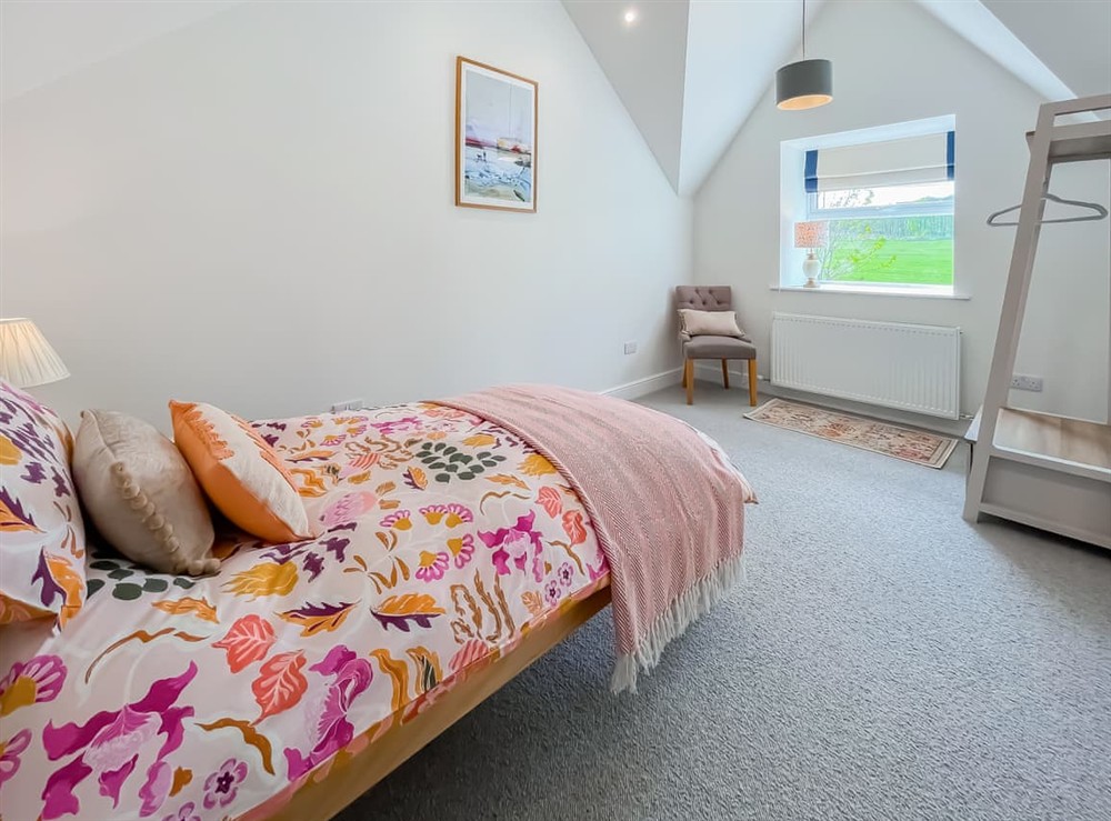 Single bedroom at The Old Coach House at Balcary in Auchencairn, Kirkcudbrightshire
