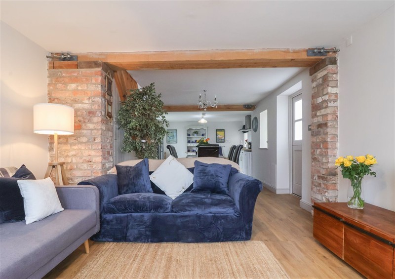 Enjoy the living room at The Old Coach House at The Vicarage, Mappleton near Hornsea