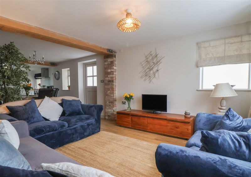 The living room at The Old Coach House at The Vicarage, Mappleton near Hornsea