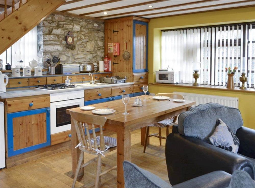 Well-equipped fitted kitchen at The Old Coach House  in Betws-yn-Rhos, near Abergele, Clwyd