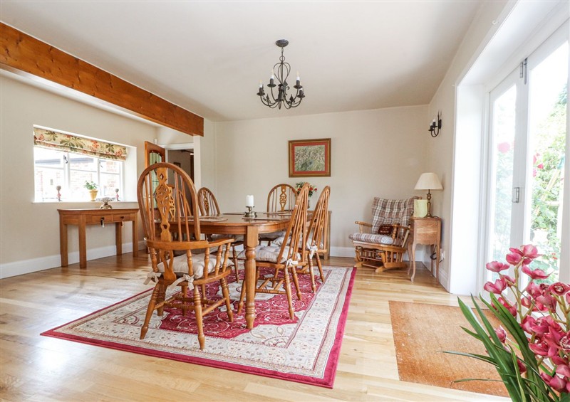 The dining area at The Old Coach House, Bilsborrow
