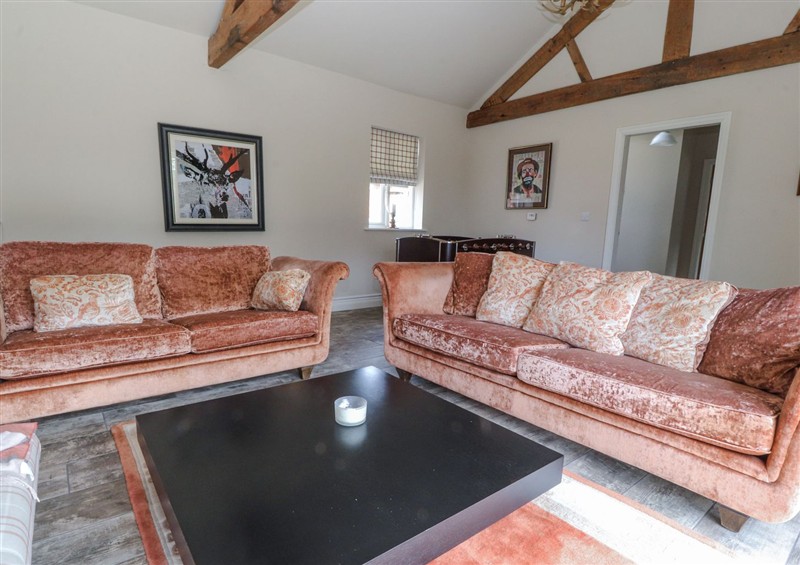 The living area at The Old Coach House, Bilsborrow