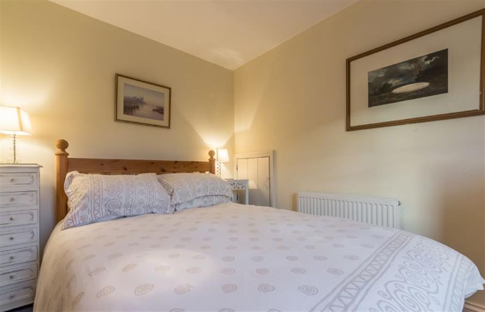 First floor: Bedroom three, double bed at The Old Coach House, Brancaster Staithe near Kings Lynn