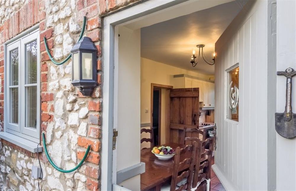 Ground floor: Stable door opens into Kitchen/Diner at The Old Coach House, Brancaster Staithe near Kings Lynn