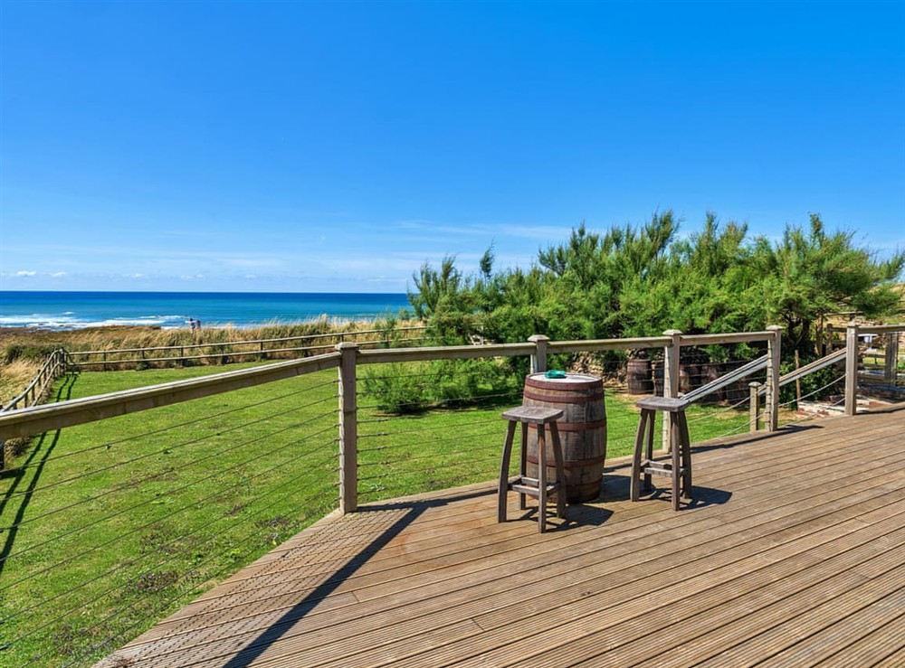 Terrace at The Old Coach House in Bude, Cornwall