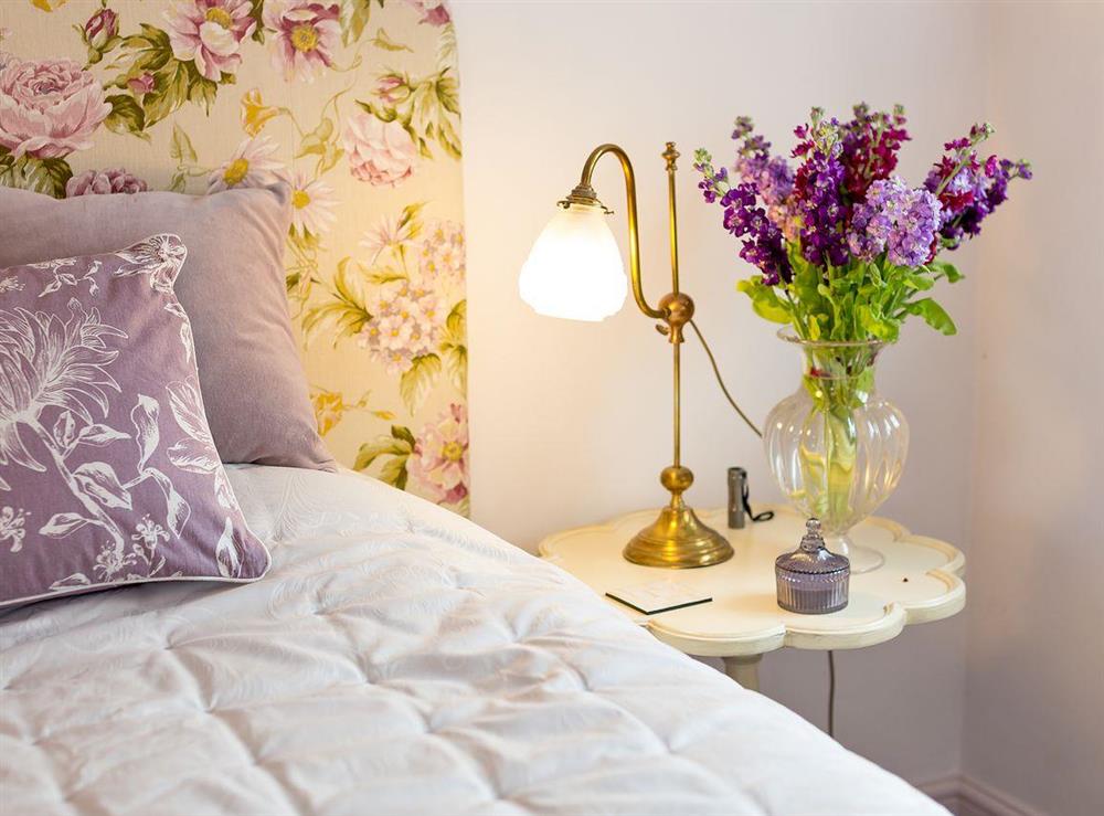 Romantic double bedroom at The Old Coach House in Colyton, near Honiton, Devon