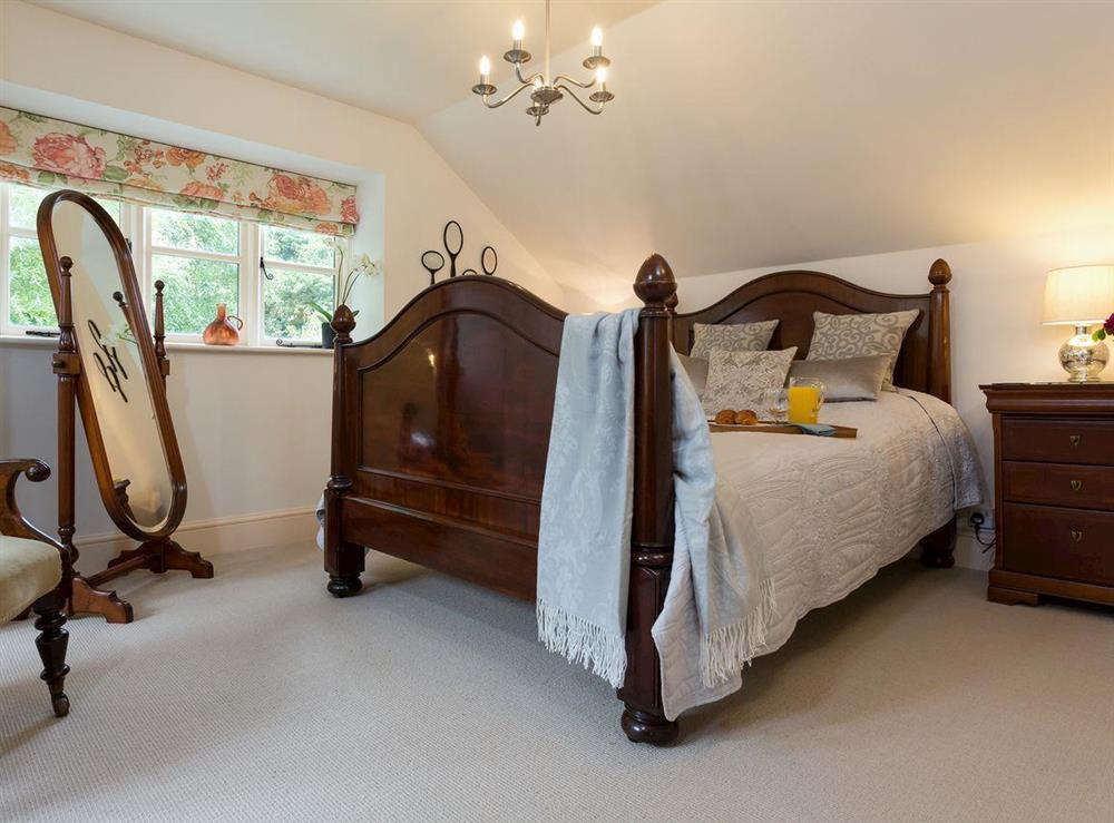 Stylish double bedrooom at The Old Coach House in Colyton, near Honiton, Devon