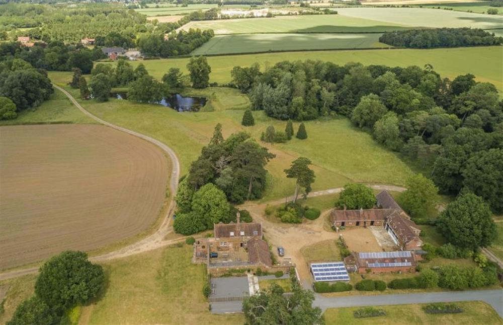 A view of the estate from above (photo 2) at The Old Coach House, Congham near Kings Lynn
