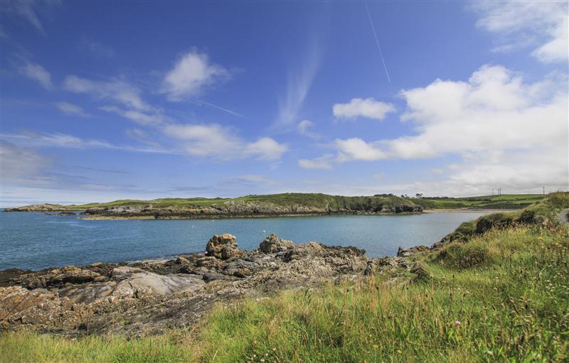 The setting around The Old Coal Yard at The Old Coal Yard, Cemaes Bay