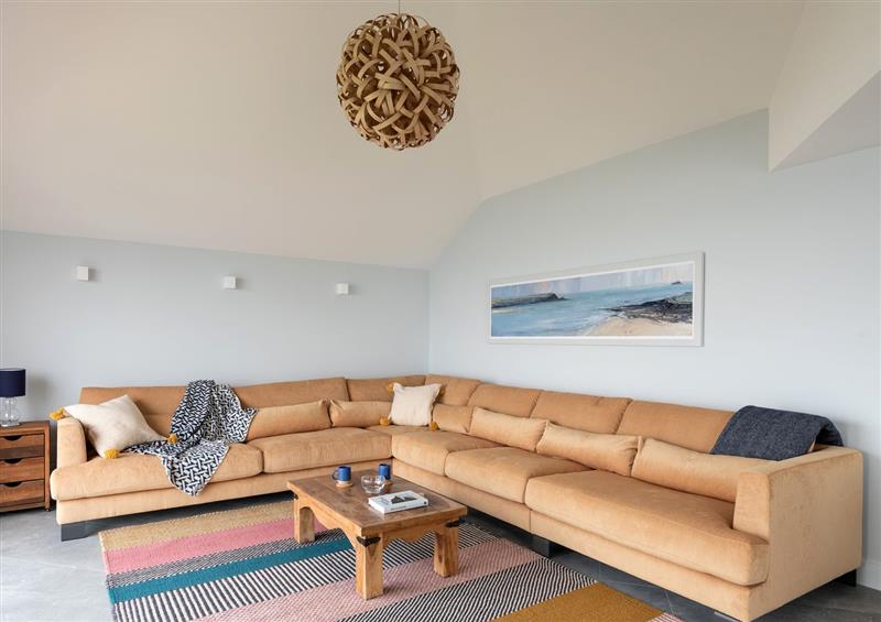 Enjoy the living room at The Old Coastguard Lookout, Port Isaac