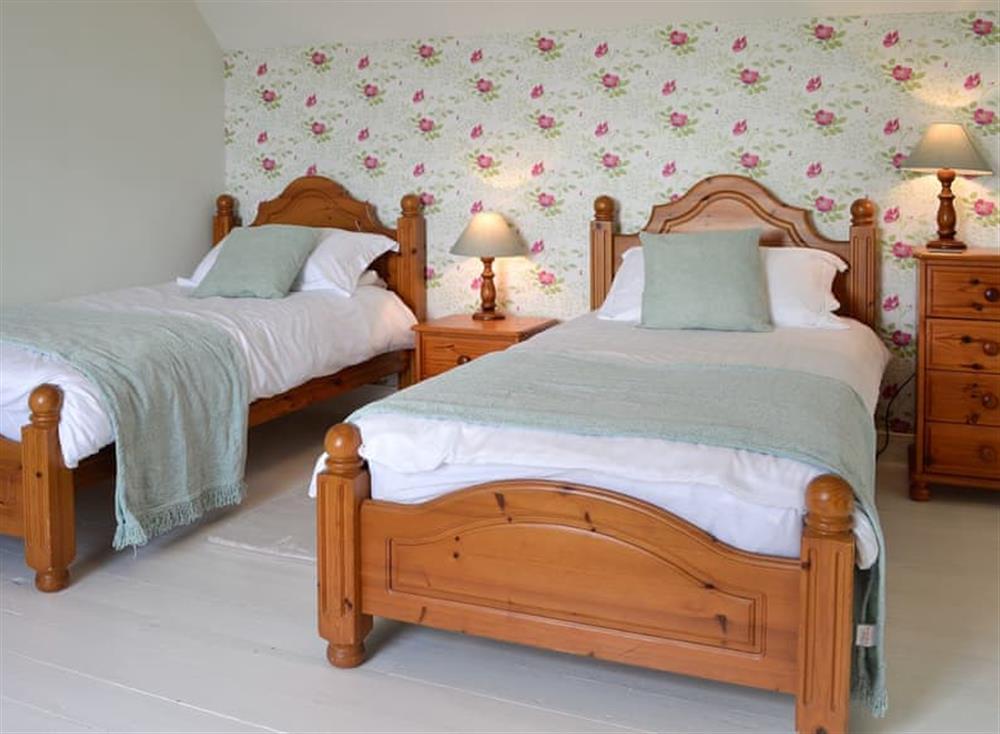 Twin bedroom at The Old Constabulary in Mainsriddle, near Dumfries, Dumfriesshire