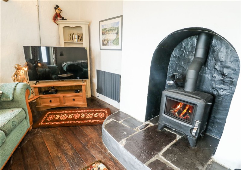 The living area at The Old Cornmill, Cemaes Bay
