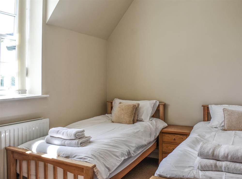 Twin bedroom at The Old Court House in Silloth, Cumbria