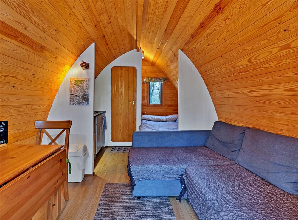 Open plan living space at The Old Dairy in Bury St Edmunds, Suffolk