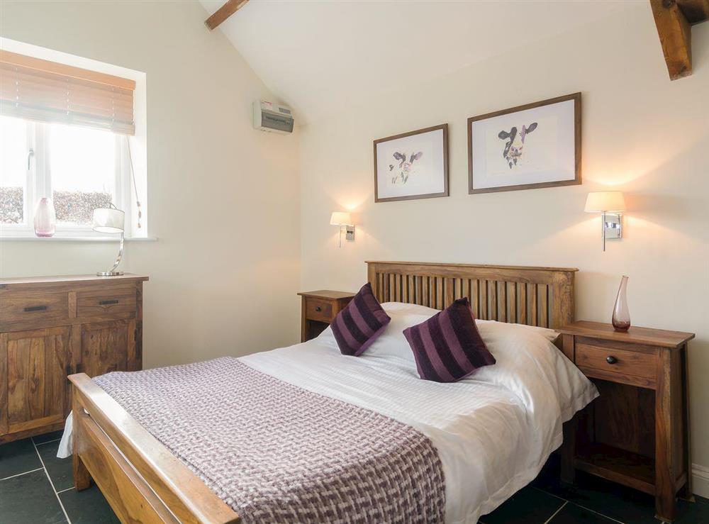 Comfy double bedroom at The Old Dairy in Cam, near Dursley, Gloucestershire, England