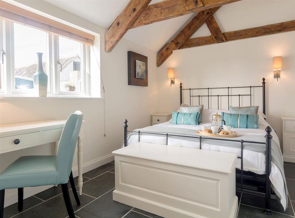 Spacious double bedroom at The Old Dairy in Cam, near Dursley, Gloucestershire, England