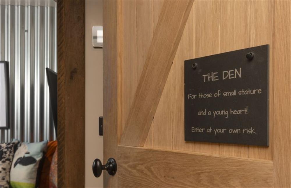 Younger guests will love ’The Den’