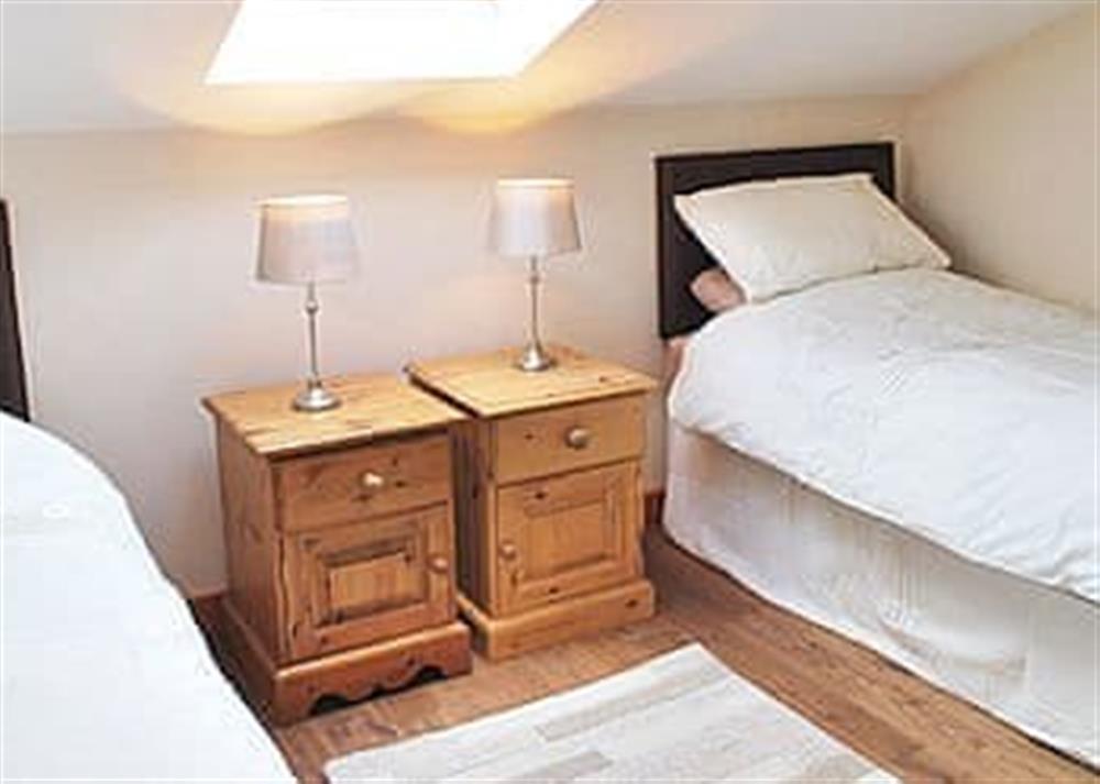 Twin bedroom at The Old Dairy in Clay Cross, near Chesterfield, Derbyshire