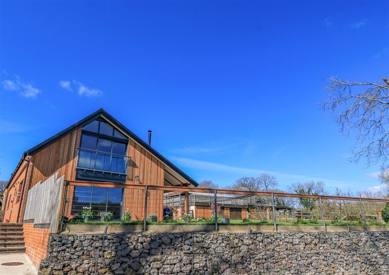 The setting at The Old Dairy, Cotleigh near Honiton