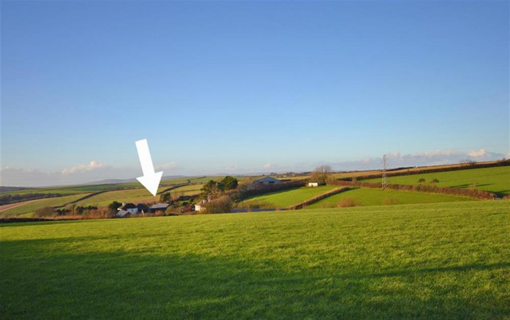 A quiet but most convenient location with Dartmoor hills in the background.