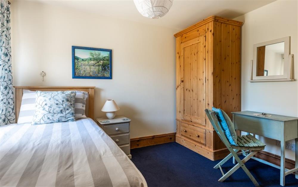 The twin bedroom (single with truckle bed)  at The Old Dairy in East Allington