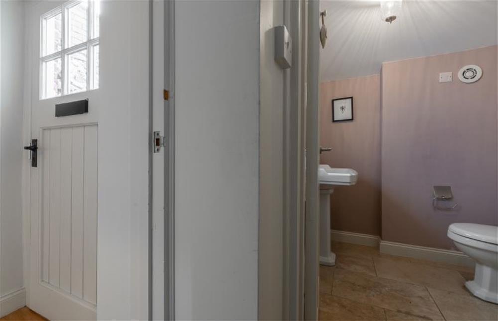 Ground floor: Cloakroom  at The Old Dairy, Great Bircham near Kings Lynn