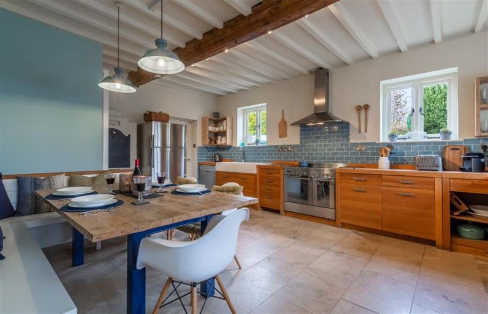 Ground floor: The large dining kitchen offers plenty of space for cooking and entertaining at The Old Dairy, Great Bircham near Kings Lynn