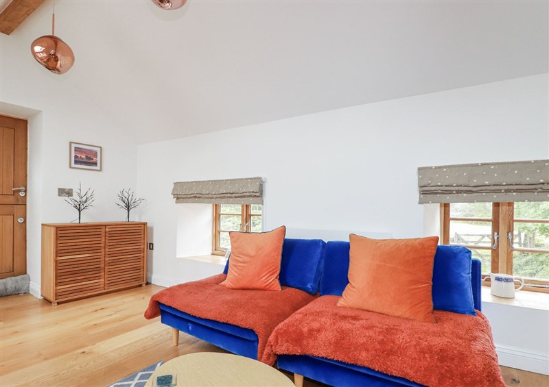 The living room at The Old Dairy, St Breward